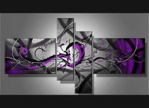 Tableau design violet explosion